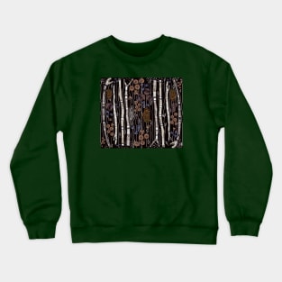 Seed pods and painted walking sticks Crewneck Sweatshirt